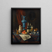 Nature morte - Moritz Mansfeld — quadro incorniciato alla parete
