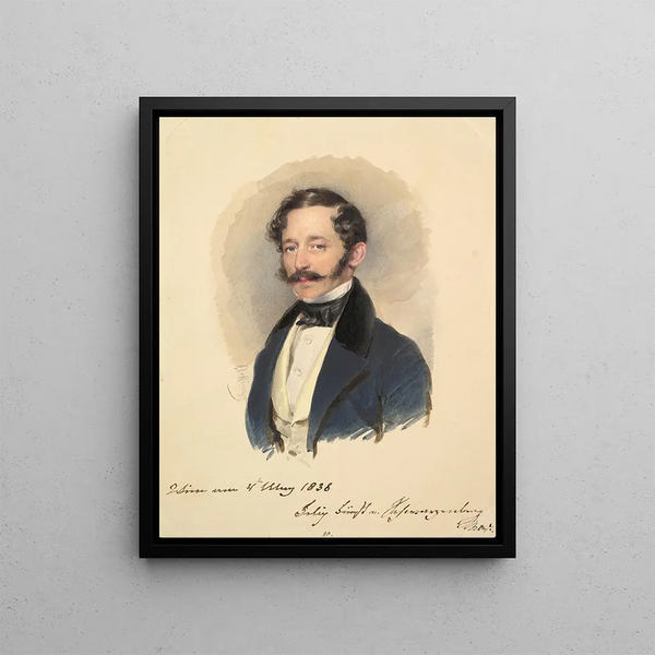 Moritz Michael Daffinger - Prince Felix of Schwarzenberg.webp