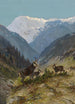 Troupeau de chamois - Moritz Müller — vista dell’opera
