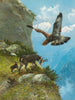 Camoscio e aquila reale - Moritz Müller II — vista dell’opera