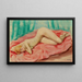 Nu allungé - Moïse Kisling — quadro incorniciato alla parete