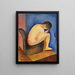 Non mi siedo - Moïse Kisling — quadro incorniciato alla parete
