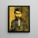 Ritratto di Mieczysław Zborowski 1889-1930 - Moïse Kisling — quadro incorniciato alla parete