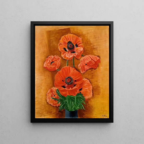 Mose Kisling - Vase de Pavots.webp