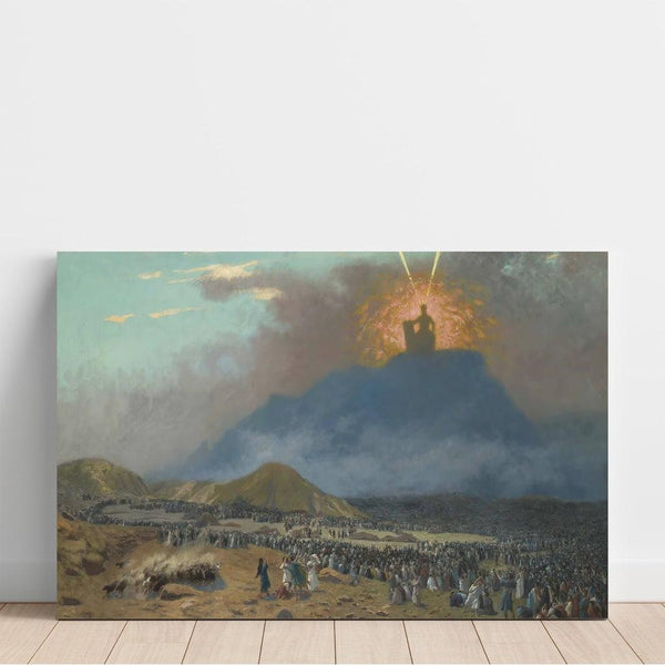 Moses on Mount Sinai - Jean-Léon Gérôme | Reproduction Tableau Décoration murale affiche copie