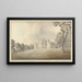 Vista di Baron Hill, Anglesey, Galles - Moses Griffith — quadro incorniciato alla parete