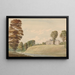 Vista di Erthig, Denbighshire, Galles - Moses Griffith — quadro incorniciato alla parete