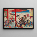 La campagna contro la Cina, la caduta di Fengtianfu - Masai Shungyo — quadro incorniciato alla parete