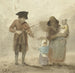 Musicista di strada con donna e bambini - Simon Andreas Krausz — vista dell’opera