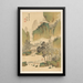 Paesaggio - Nakabayashi Chikutō — quadro incorniciato alla parete
