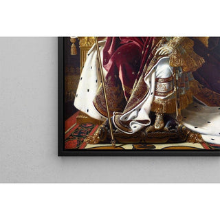 Napoléon Ier sur le trône impérial par Jean Auguste Dominique Ingres | Reproduction Tableau Décoration murale affiche copie