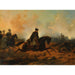 Riproduzione del dipinto Napoleone che carica a Waterloo di Hippolyte Bellangé