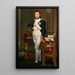 Riproduzione del dipinto Napoleone nel suo studio di Jacques-Louis David