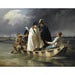 Dettaglio di Napoleone che lascia la Lobau, olio di Anton von Perger
