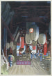 Dans le temple Kannon à Asakusa - Narazaki Eishō — vista dell’opera