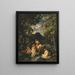 Bagni nel ruscello boscoso - Narcisse Virgile Diaz de la Peña — quadro incorniciato alla parete