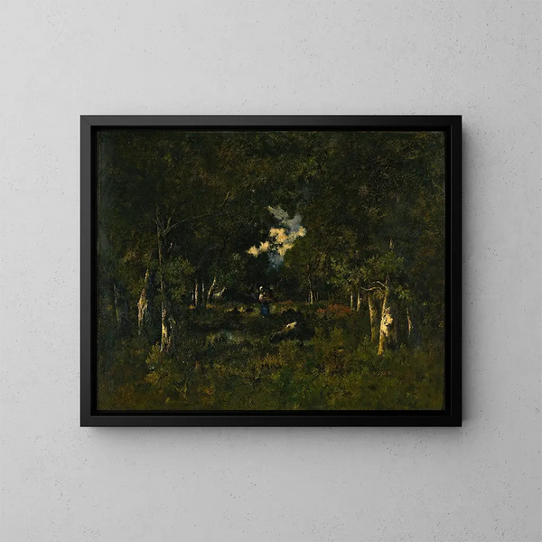 Bcheronne dans une claircie - Narcisse Virgile Diaz de la Peña — quadro incorniciato alla parete