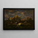 Cielo temporalesco - Narcisse Virgile Diaz de la Peña — quadro incorniciato alla parete