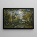 Chioma nel bosco di Fontainebleau - Narcisse Virgile Diaz de la Peña — quadro incorniciato alla parete