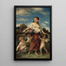 Flore saisie par l'amour ou L'innocence en danger - Narcisse Virgile Diaz de la Peña — quadro incorniciato alla parete