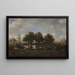 Paesaggio boscoso con cervi - Narcisse Virgile Diaz de la Peña — quadro incorniciato alla parete