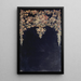 Guirlande di fiori Dipinto su uno specchio - Narcisse Virgile Diaz de la Peña — quadro incorniciato alla parete