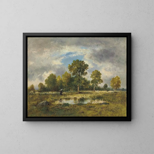 La Mare aux Viperes - Narcisse Virgile Diaz de la Peña — quadro incorniciato alla parete