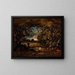 Paesaggio - Narcisse Virgile Diaz de la Peña — quadro incorniciato alla parete