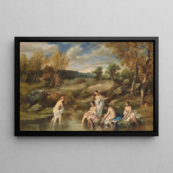 NarcisseVirgile Diaz de La Pea - Les Baigneuses.webp