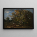 Paesaggistico nella foresta autunnale - Narcisse Virgile Diaz de la Peña — quadro incorniciato alla parete