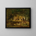 Piccolo stagno in foresta - Narcisse Virgile Diaz de la Peña — quadro incorniciato alla parete