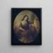 Ritratto di una giovane ragazza al pozzo - Narcisse Virgile Diaz de la Peña — quadro incorniciato alla parete