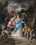 Passeggiata con abito blu - Narciso - Virgile Diaz de la Peña — vista dell’opera