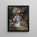 Passeggiata con abito blu - Narciso - Virgile Diaz de la Peña — quadro incorniciato alla parete