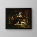 Repos de la chasse - Narcisse Virgile Diaz de la Peña — quadro incorniciato alla parete