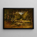 Sotto bosco - Narcisse Virgile Diaz de la Peña — quadro incorniciato alla parete