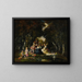 Una parte di campagna - Narcisse Virgile Diaz de la Peña — quadro incorniciato alla parete