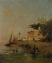 I pescatori sul Nilo - Narcisse Berchère — vista dell’opera