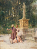 Flirter dans le jardin - Natale Attanasio — vista dell’opera