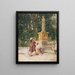 Flirter dans le jardin - Natale Attanasio — quadro incorniciato alla parete