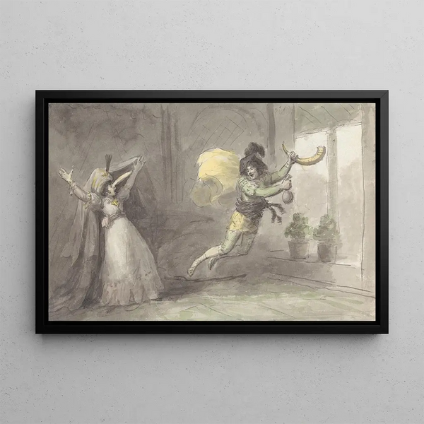 Scène teatrale - Nathaniel Dance-Holland — quadro incorniciato alla parete