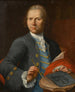 Ritratto di un artista che tiene un disegno su una tela incompiuta oltre - Nathaniel Hone — vista dell’opera