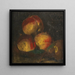 Natura Morta con Tre Pesche e Pera - Gustave Courbet — presentazione a parete dell’opera