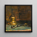 Natura morta con lampada - Édouard Vuillard — quadro incorniciato alla parete