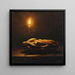 Natura morta con zucchine - Petrus van Schendel — quadro incorniciato alla parete