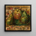 Nature morte con le pere - Tadeusz Makowski — quadro incorniciato alla parete