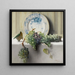Nature morte con uva - John Elwood Bundy — quadro incorniciato alla parete