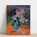 Riproduzione del dipinto Natura morta con fiori e idolo - Paul Gauguin