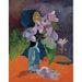 Riproduzione del dipinto Natura morta con fiori e idolo - Paul Gauguin