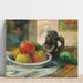 Riproduzione del dipinto Natura morta con mele, una pera e una brocca, ritratto in ceramica - Paul Gauguin